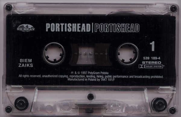 Imagem da fita cassete do segundo álbum da banda Portishead