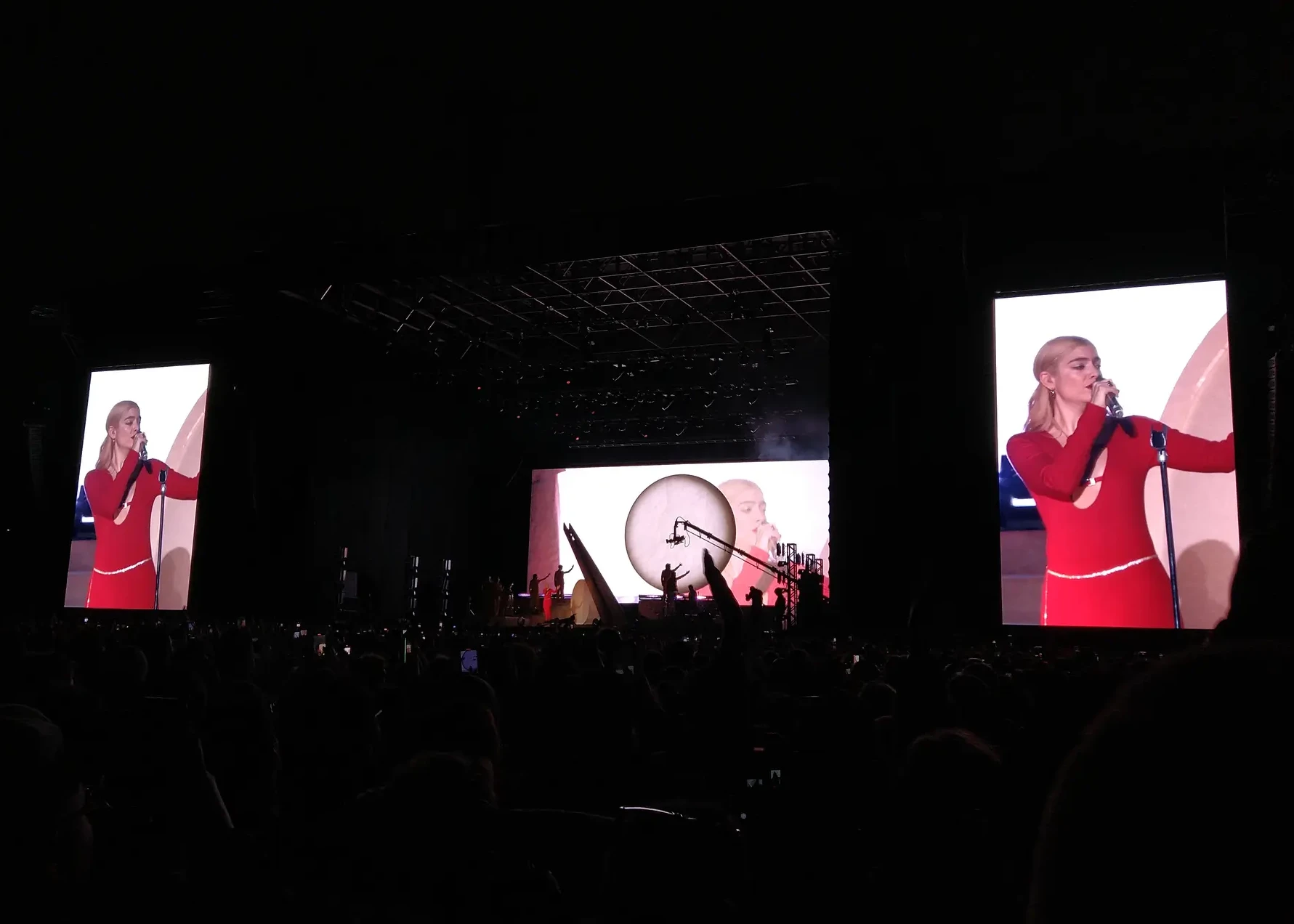 Imagem do show da Lorde